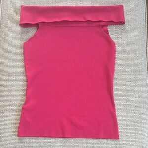 Off-the-Shoulder Fuchsia Knit Tank Top
Ann Taylor Size M